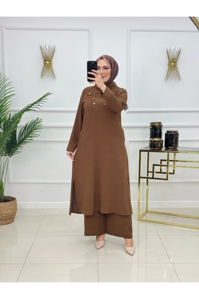 Kadın Tesettür 2'Li Takım Tunik & Pantolon - 1