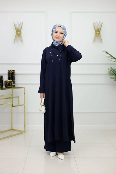 Kadın Tesettür 2'Li Takım Tunik & Pantolon - 11