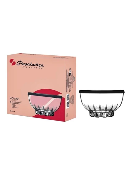 Paşabahçe 530246 Mousse Saklama Kabı 270 cc 4'lü ürün görseli 1