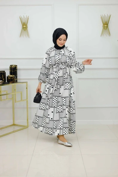 Kadın Tesettür Elbise - Resim 2