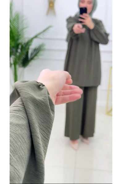 Kadın Tesettür 2'Li Takım Tunik & Pantolon - 12