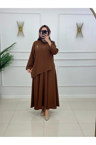 Kadın Tesettür 2 ' Li Takım Bluz & Tunik - 7