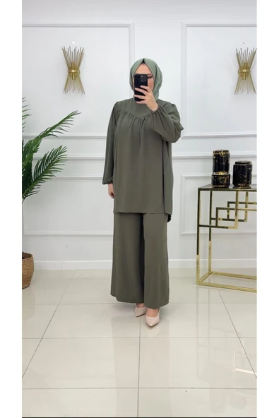 Kadın Tesettür 2'Li Takım Tunik & Pantolon - 11