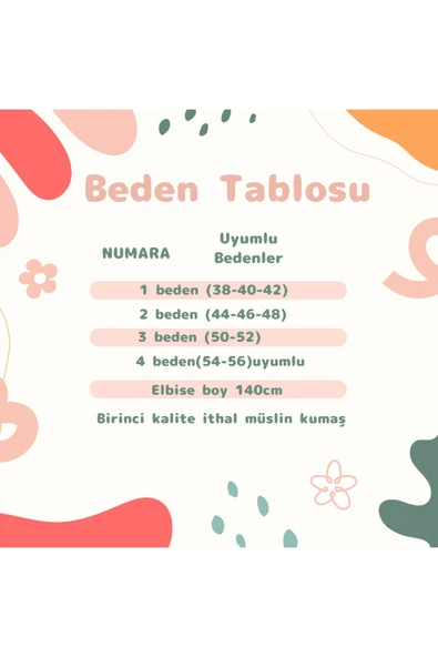 Kadın Tesettür Elbise Müslin Kumaş - Resim 12
