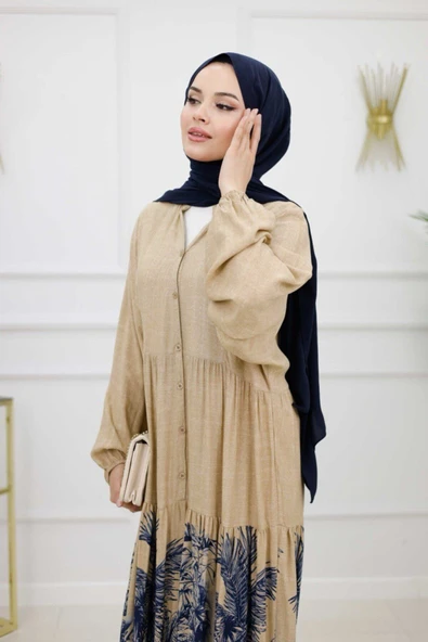 Kadın Tesettür Elbise - Resim 6