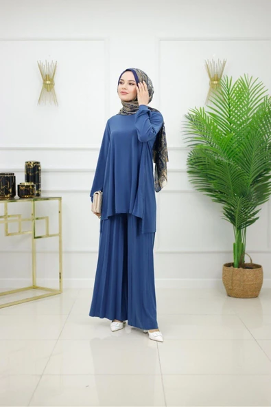 Kadın Tesettür 2'Li Takım Tunik & Pantolon - 3