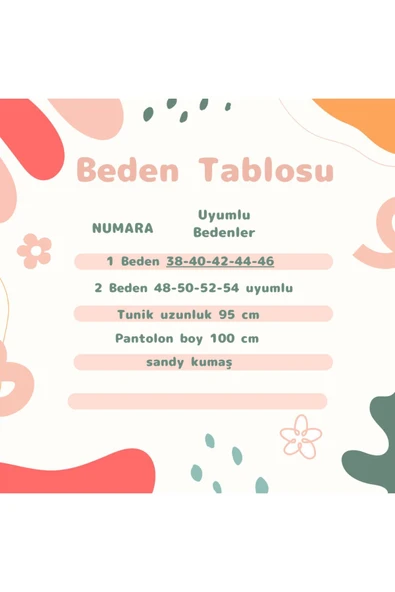 Kadın Tesettür 2'Li Takım Tunik & Pantolon Takımı - Resim 10