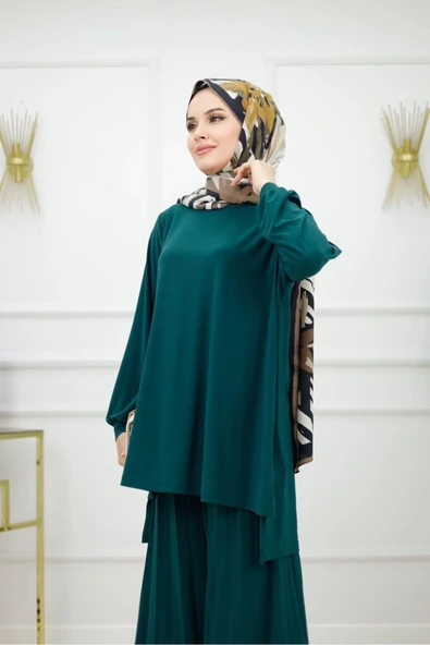 Kadın Tesettür 2'Li Takım Tunik & Pantolon - 10