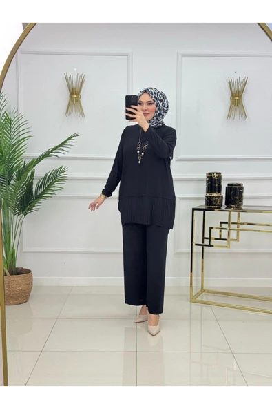Kadın Tesettür 2'Li Takım Tunik & Pantolon - 1