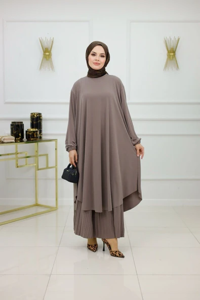 Kadın Tesettür 2'Li Takım Tunik & Pantolon - 7