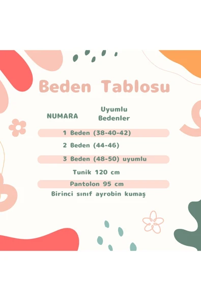 Kadın Tesettür 2'Li Takım Pantolon & Tunik - Resim 2