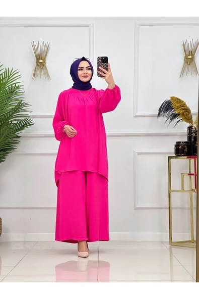 Kadın Tesettür 2'Li Takım Tunik & Pantolon - 7