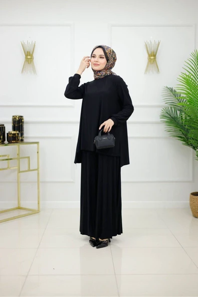 Kadın Tesettür 2'Li Takım Tunik & Pantolon - 7
