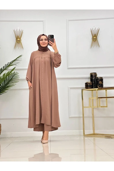 Kadın Tesettür 2'Li Takım Tunik Pantolon - 11