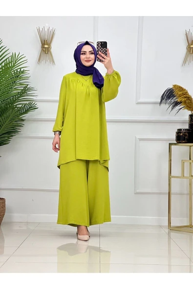 Kadın Tesettür 2'Li Takım Tunik & Pantolon - 1