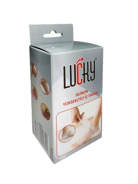 Lucky Boy Yükseltici Silikon Topukluk Gizli Boy Uzatma Tabanlık 2 Cm Rahat Esnek Silikon - 1