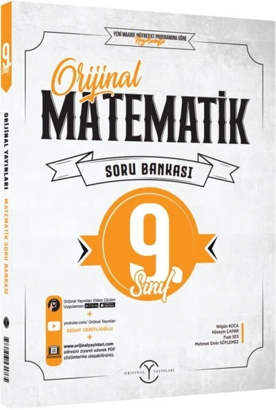 9. Sınıf Orijinal Matematik Soru Bankası Orijinal Yayınları - 1