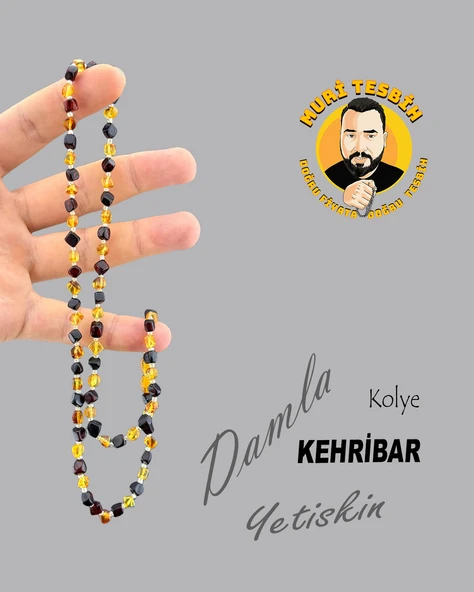 DAMLA KEHRİBAR  YETİŞKİN KOLYE - 1