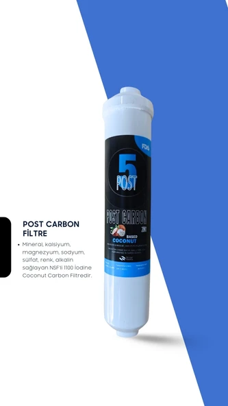 Tüm Kapalı Kasa Su Arıtma Cihazları İle Uyumlu 5'li Su Arıtma Filtre Seti - Resim 7