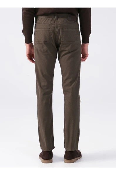 AC&CO Altınyıldız Normal Bel Boru Paça Comfort Fit Haki Erkek Pantolon 4a0123100061 - Resim 4