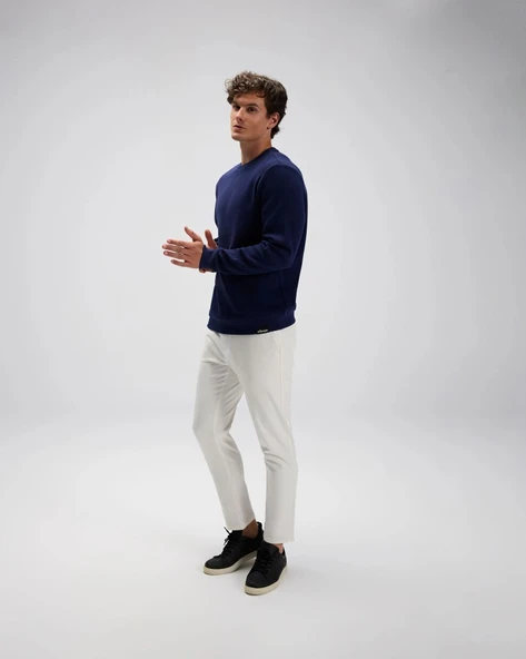 Ellesse EM615-NV Erkek Lacivert Pamuklu Kazak - 7
