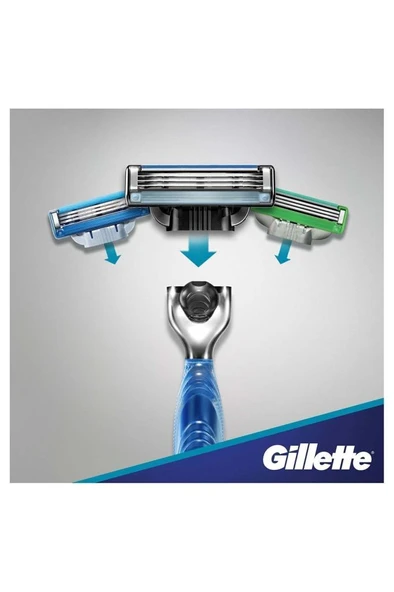 Gillette Mach3 Start Tıraş Makinesi + 2 Yedek Bıçak - 8