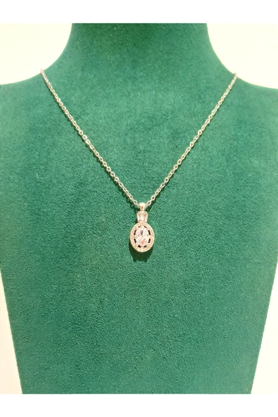 Monalisa Home Gümüş Renk Lüks Figürlü Gösterişli Kolye ürün görseli