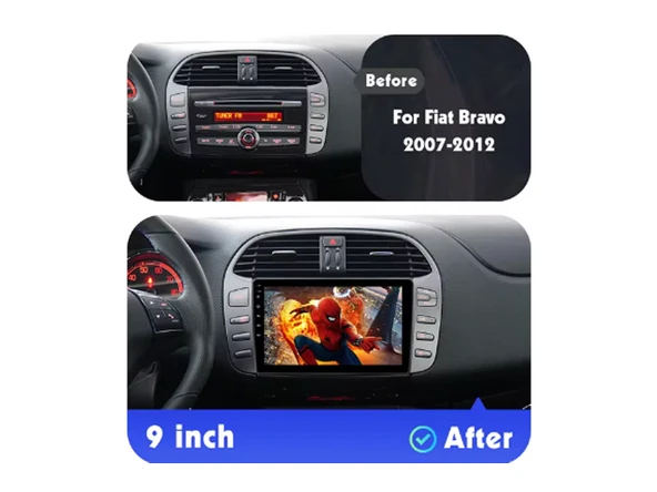 Fiat Bravo Multimedya (2007-2012) 2 GB RAM 64 GB Hafıza 4 Çekirdek Navimex - Resim 9