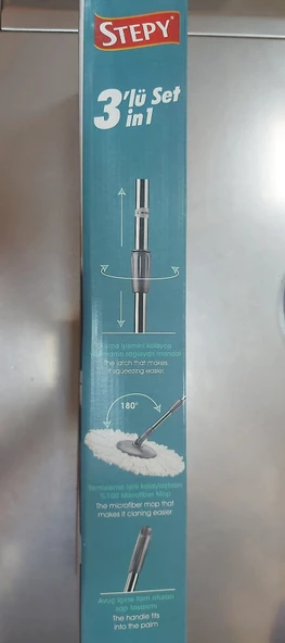 Stepy Yedek Set 3 Lü Sap Mop Kapak - Resim 4