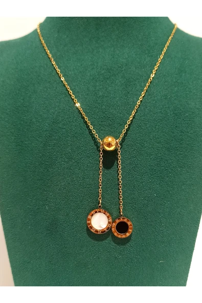 Monalisa Home Gold Renk Lüks Figürlü Gösterişli Kolye ürün görseli