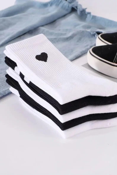 Hitit Socks Unisex 5 Çift Premium Kalite Desenli Tenis Soket - 3