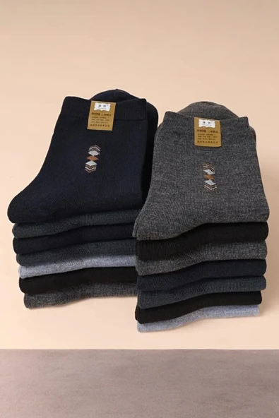 Hitit Socks Erkek 5 Çift Casual Sıkmayan Boğazlı Terletmez Kokusuz Soket Çorap - 2