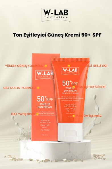W-Lab Kozmetik Ton Up Güneş Kremi 50 Ml - 3