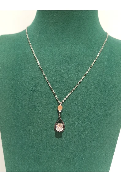 Monalisa Home Gümüş Renk Lüks Figürlü Gösterişli Kolye ürün görseli 1