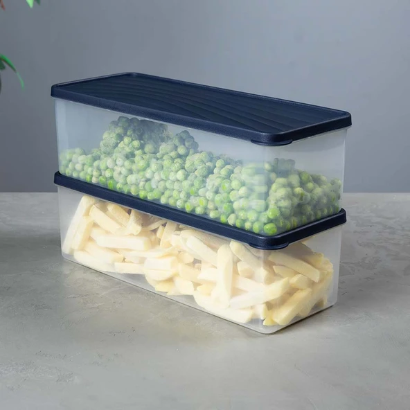 Derin Dondurucu Saklama Kabı – Kapaklı – Şeffaf, BPA’sız, Sızdırmaz - 3