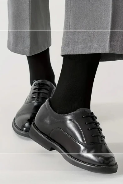Hitit Socks Erkek 6 Çift Premium Kalite Sıkmaz Terletmez Kokusuz Çorap Siyah - 3