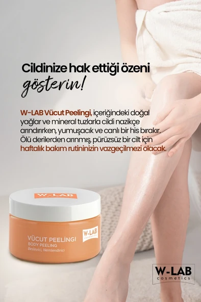 W-Lab Kozmetik Vücut Peeling 250 Ml - 3