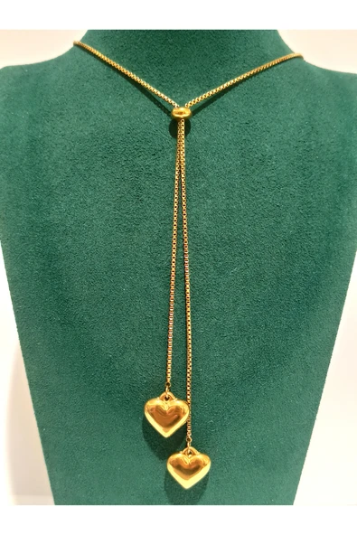 Monalisa Home Gold Renk Lüks Figürlü Gösterişli Kolye ürün görseli 1