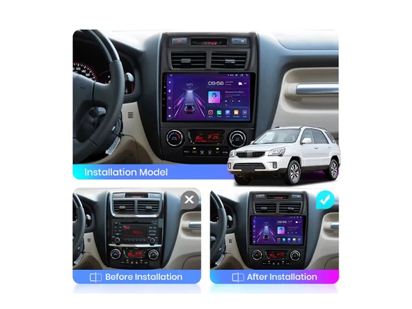 Kia Sportage Multimedya (2007-2010) 2 GB RAM, 32 GB Hafıza, 4 Çekirdek, Navigatör - Resim 11