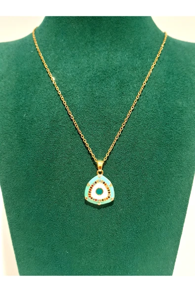 Monalisa Home Gold Renk Lüks Figürlü Gösterişli Kolye ürün görseli 1