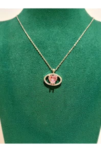 Monalisa Home Gümüş Renk Lüks Figürlü Gösterişli Kolye ürün görseli 1