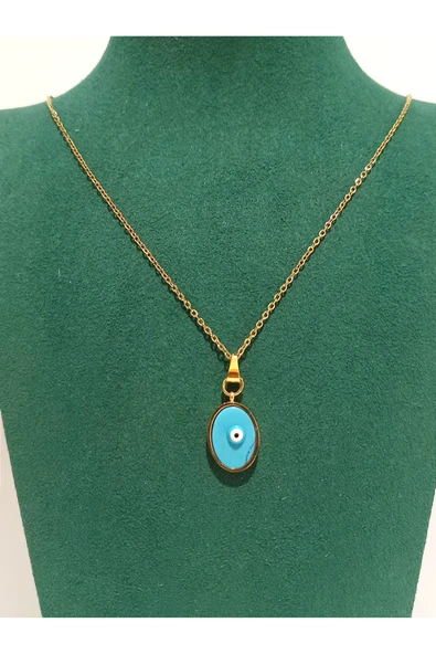 Monalisa Home Gold Renk Lüks Figürlü Gösterişli Kolye ürün görseli 1