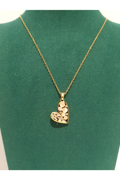 Monalisa Home Gold Renk Lüks Figürlü Gösterişli Kolye ürün görseli 1