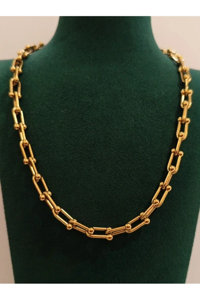 Monalisa Home Gold Renk Lüks Figürlü Gösterişli Kolye ürün görseli