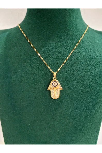 Monalisa Home Gold Renk Lüks Figürlü Gösterişli Kolye