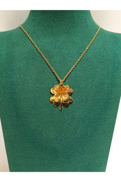Monalisa Home Gold Renk Lüks Figürlü Gösterişli Kolye ürün görseli 1