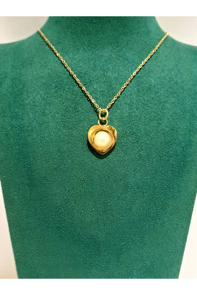 Monalisa Home Gold Renk Lüks Figürlü Gösterişli Kolye ürün görseli 1