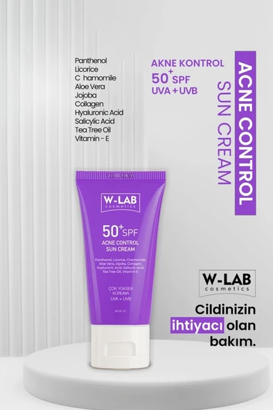 W-Lab Kozmetik Madeleb Krem 40 ml ve W Lab Akne Kontrol Güneş Kremi 50 Ml - 2
