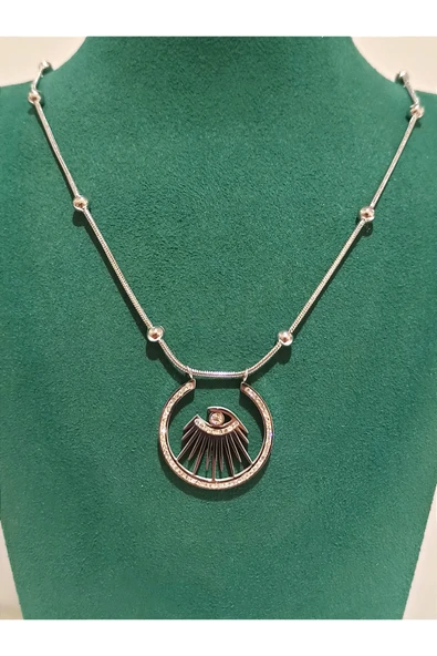 Monalisa Home Gold  Renk Lüks Figürlü Gösterişli Kolye ürün görseli