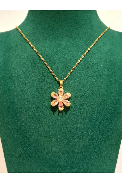 Monalisa Home Gold  Renk Lüks Figürlü Gösterişli Kolye ürün görseli 1